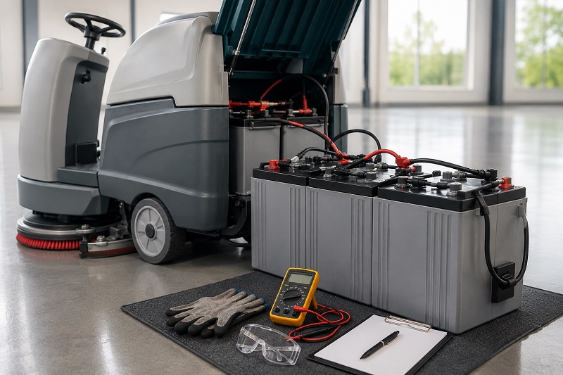 Floor Scrubber Battery Maintenance