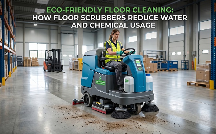 Eco-Friendly Floor Cleaning: How Floor Scrubbers Reduce Water and Chemical Usage Eco-Friendly Floor Cleaning: How Floor Scrubbers Reduce Water and Chemical Usage
