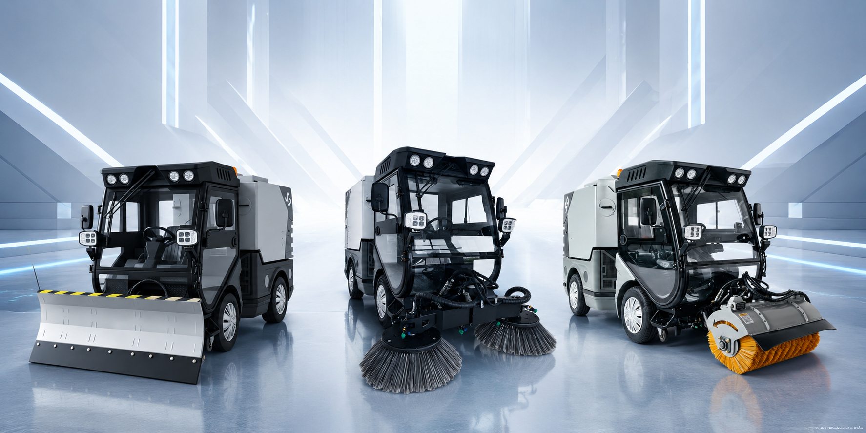 Sweeper with Snow Removal Sweeper with Snow Removal